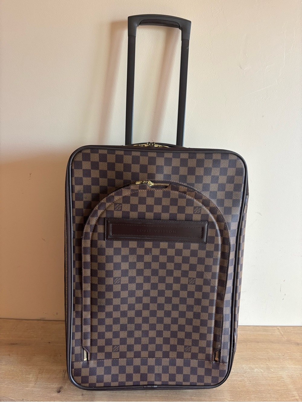 Authentic Louis Vuitton pegase 55 carry on damier suitcase